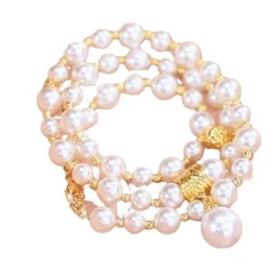  Pearl Gold Necklace