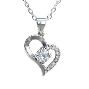 Sterling Silver Heart Pendant Necklace
